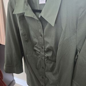 Fred David Sage Green Women's Shirt